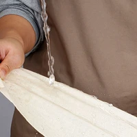 Sacs de lait de noix en tissu de fromage en coton, sacs de passoire en tissu de fromage pour égoûter des sacs filtrants de cuisine réutilisables pour les passoires de thé et de yaourt 4