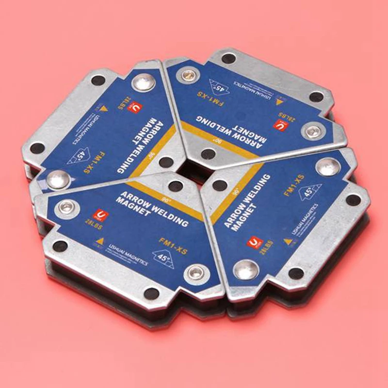 Magnetic Welding Holders Angle Solder Magnet Weld Fixer Positioner Ferrite Holding Auxiliary Locator Tools 4Pcs 50KG