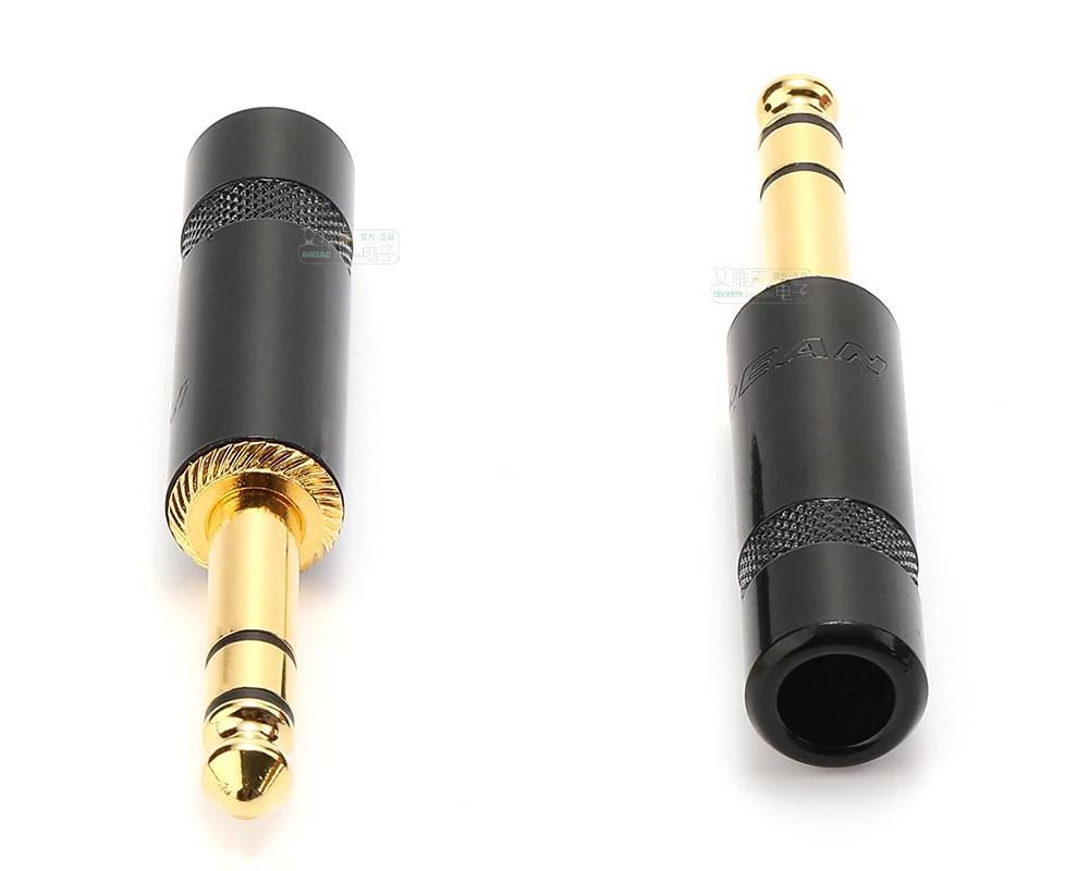 Rean NYS207 1/4" 6.35mm Mono TS Right Angle Jack Plug 2 - Foto 4