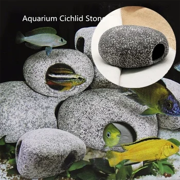 Cichlid Stone Cave Ornament 1