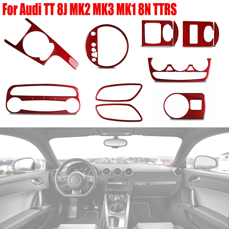 Voor Audi Tt 8J MK2 MK3 MK1 8N Ttrs 2008 2014 Real Carbon Fiber Auto
