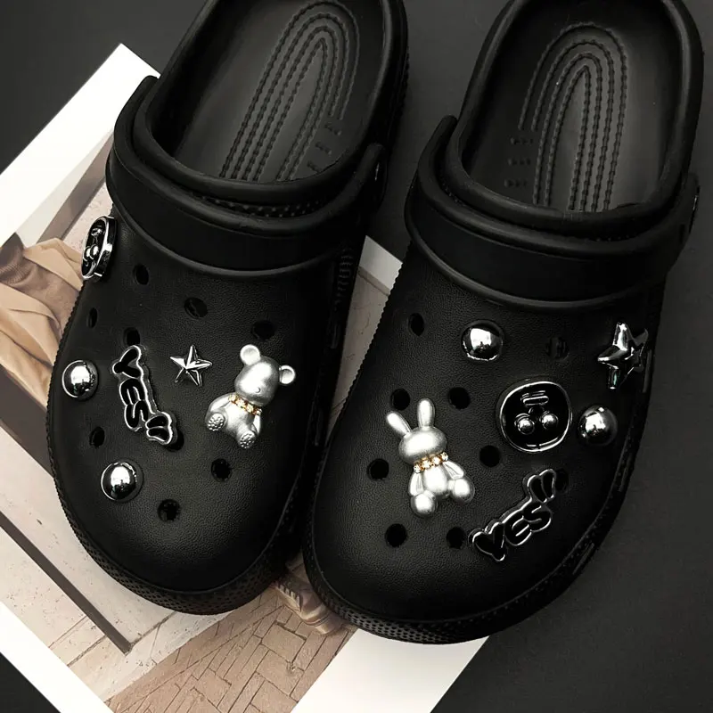 Shiny Cute Sweet Cool Shoe Charms for Crocs Set Little Bear