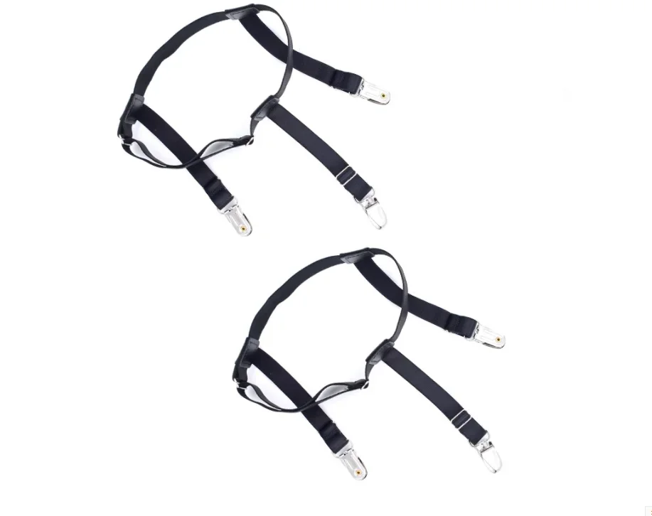 Adjustable Shirt Holder Stays Elastic Men Suspenders Gentleman Leg Braces Business Tirantes Uniform Suspender Shirt Stay Present