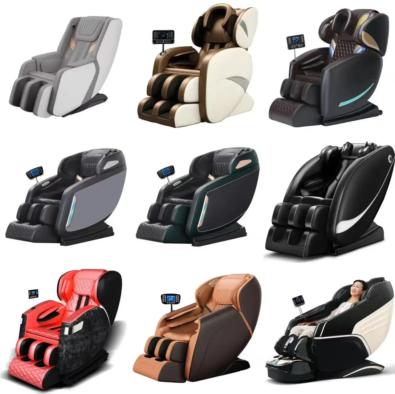 2024 wholesale china best japanese zero gravity body massage chair with zero gravity for sale 2024 leisure chair 6