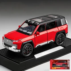 Diecast Alloy Model Car with Sound and Light - Classic Display Collectible Ornaments, Birthday Gift (Red Box)