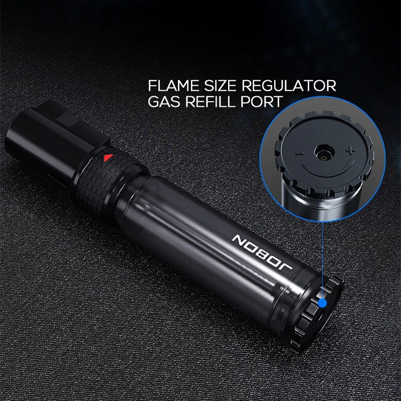 Butane Gas Lighter Cigarette Lighter JOBON Cigar Torch Jet Lighter Refillable Butane Windproof