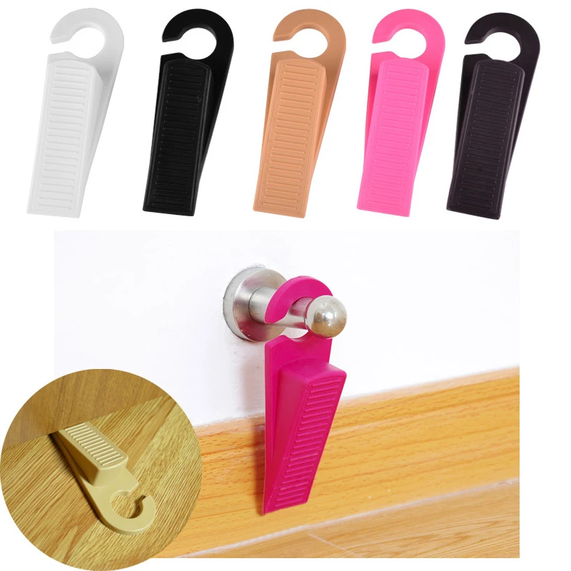 Rubber Hook Type Door Stopper Door Stopper Wedge Prevent The Lock Outs