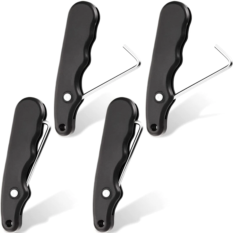 4Pcs Folding Shoe Lace Puller,Portable Lace Tightener Tool,Skate Lace