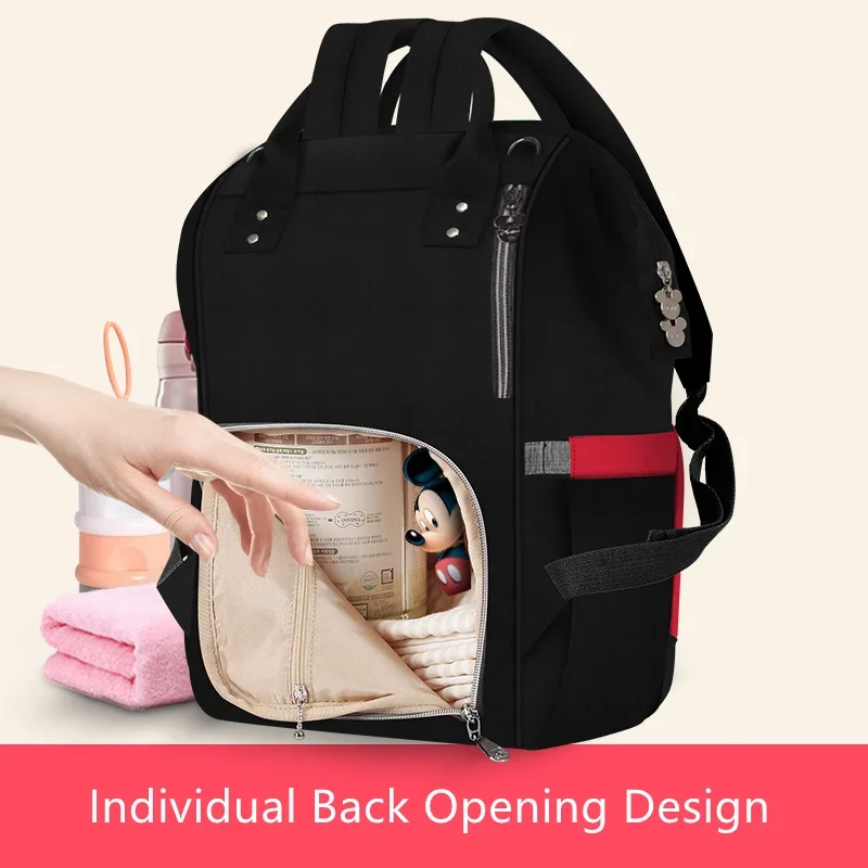 Diaper Bag Diaper Backpack Disney Mickey Minne Diaper Bag Backpack Waterproof for Baby Storage