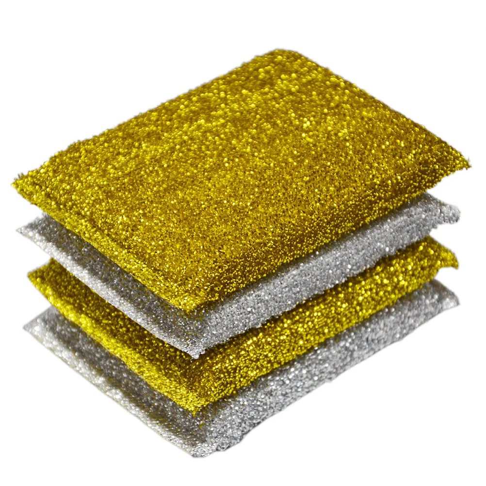 

Cleaning Sponge Dish Scrub Brush Household Scouring Pad Dishwashing Sponge Cleaning Pad Sponge Cloth For Home Kitchen
