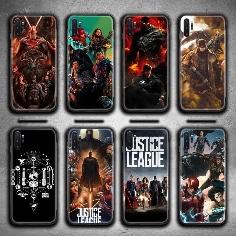 BANDAI Justice League Phone Case For Samsung Galaxy Note20 ultra 7 8 9 10 Plus lite M51 M21 M31S J8 2018 Prime |