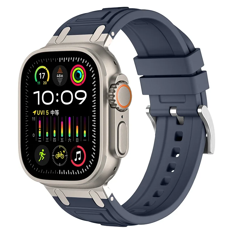 Enhanced Silicone Strap with Modified Metal Integration
