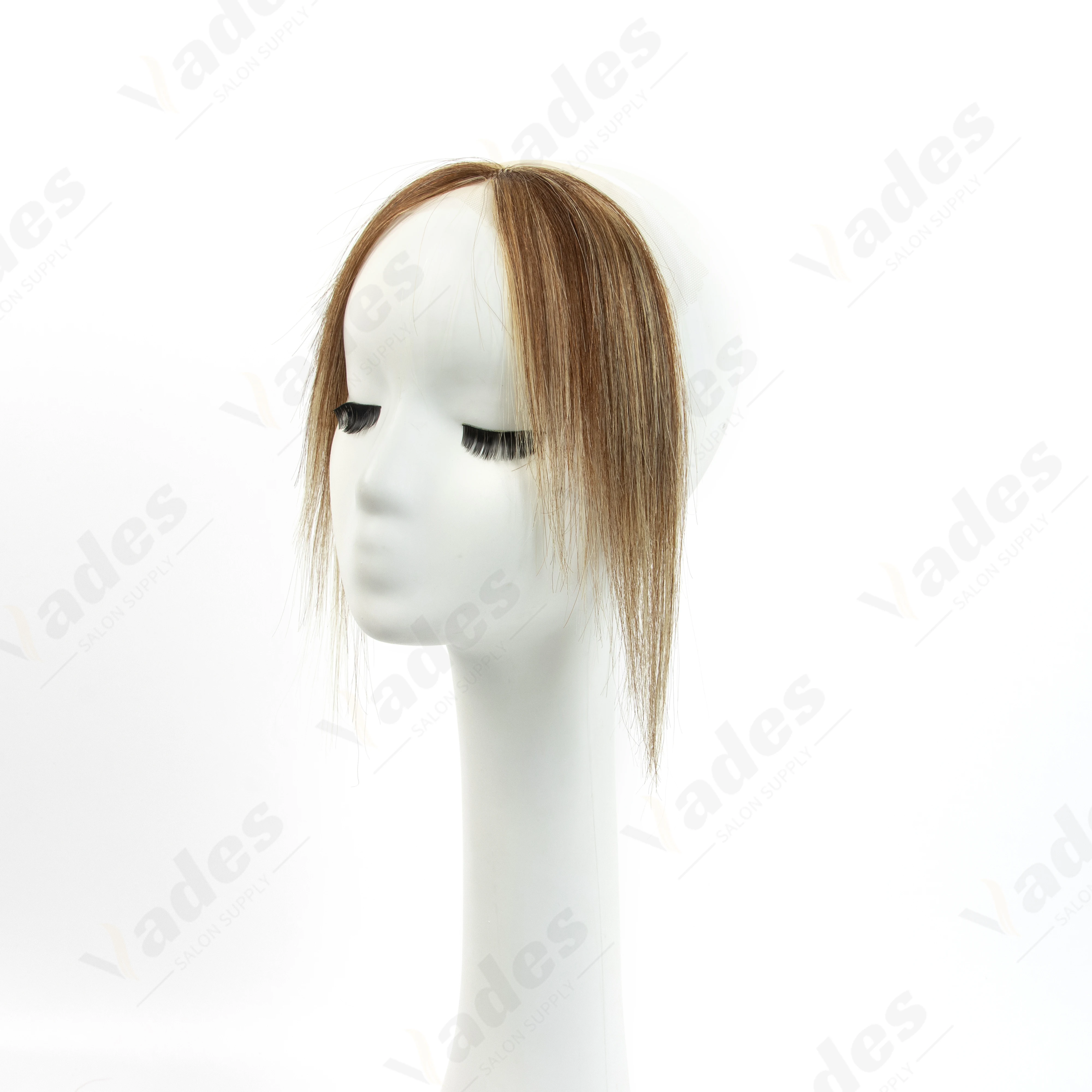 1 Stück 100 % menschlicher Pony, echtes Haarteil, unsichtbar, atmungsaktiv, glatter Pony für Frauen, täglicher Gebrauch, decken den seitlichen hohen Haaransatz ab – Detail 6