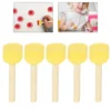20 Pcs Mushroom Head Painting Brushes For Kids Foam Roller Drawing Supplies Toddler Graffiti Sponge Stamp Magic For Various 1