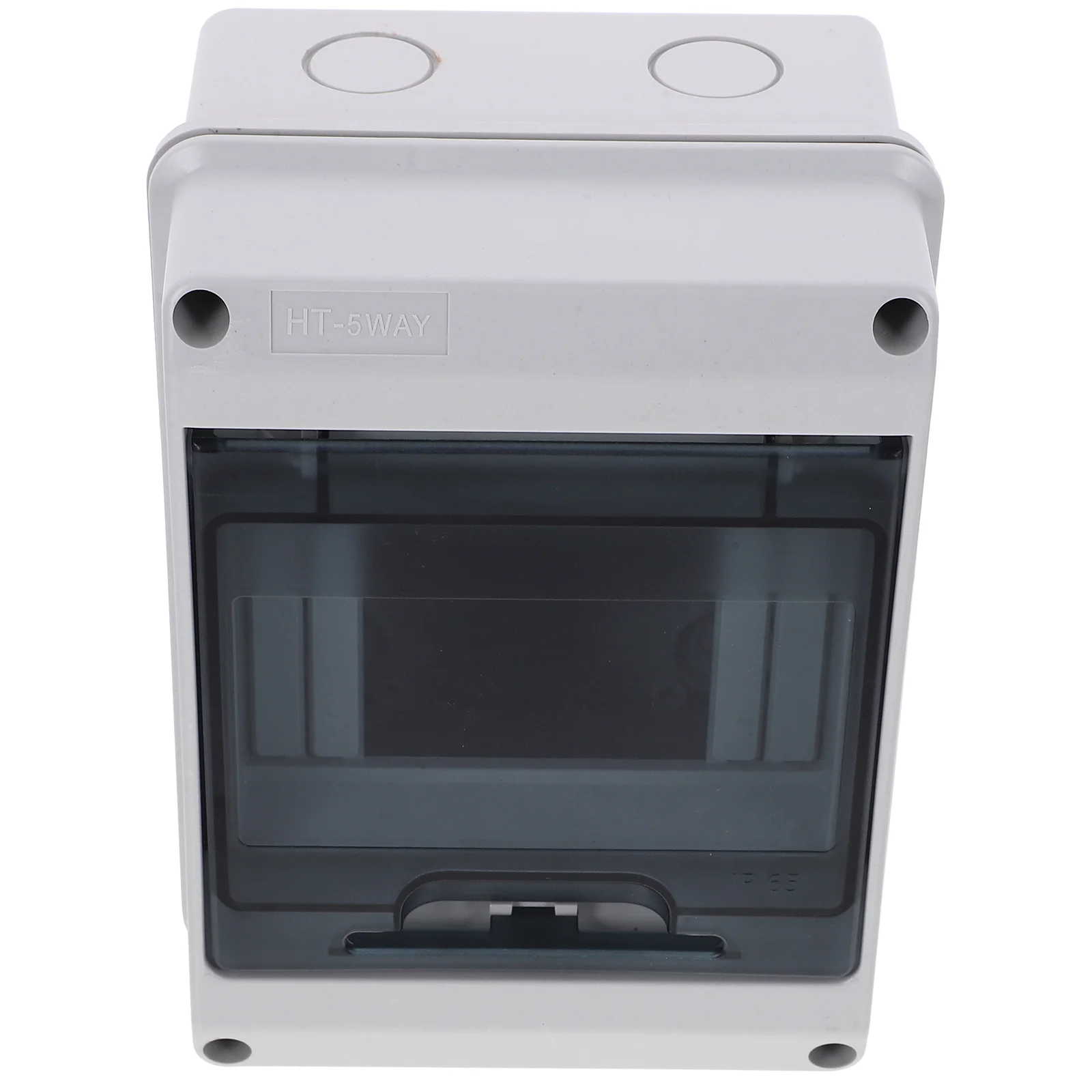 

Plastic Circuit Breaker Distribution Box 5-Way Clear Lid Power Distribution Protections Box IP65 Waterproof Outdoor Electrical