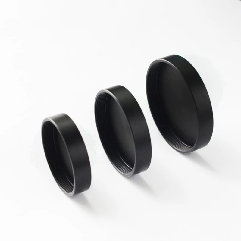 Lens Dust Caps Astronomy Telescopes M42 M48 M54 Thread Black Aluminum Cover