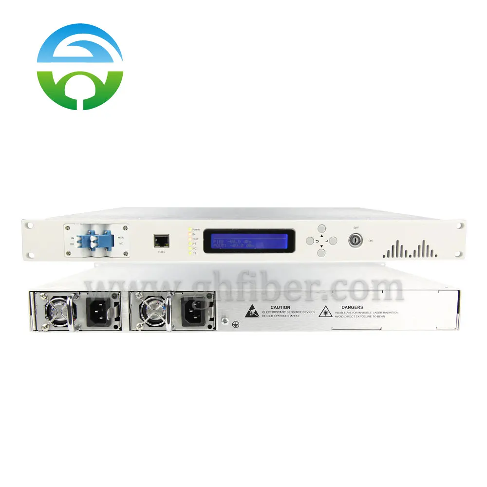 100G Soa 1310Nm Amplificatore 10Dbm 1 Porta Fuori Doppio Alimentatore