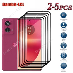 Enhanced 2 - 5 Pack 9H 3D HD Tempered Glass Screen Protector Film - 2PCS Black (Motorola Edge (2024))
