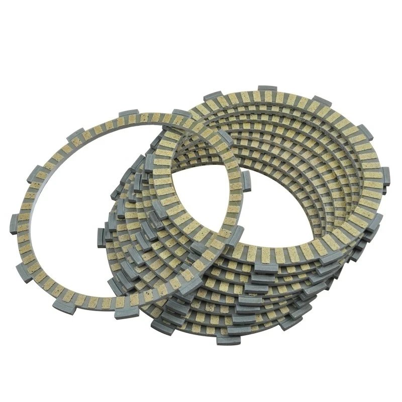 9PC Motorcycle Friction Clutch Disc Plates For Yamaha XV1600 XV1600A