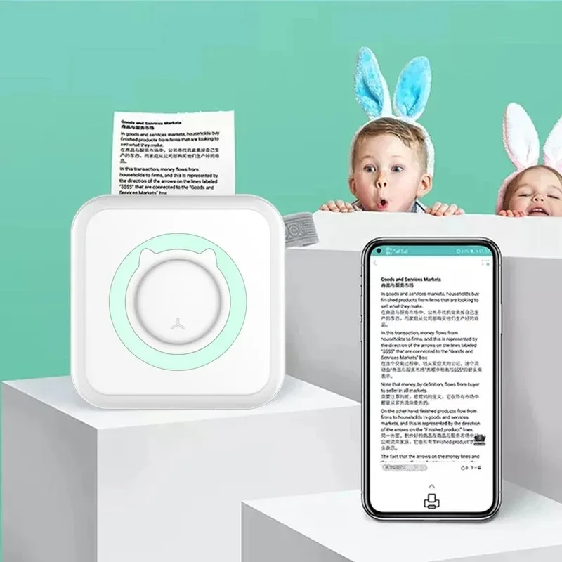 C15 Olaf 미니 프린터 휴대용 열 스티커 용지 Inkless Bluetooth 무선 Impresora 안드로이드 IOS 휴대용 라벨 프린터
