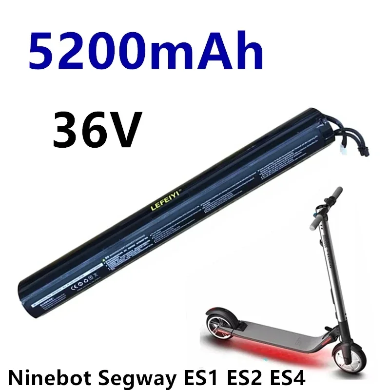 

100%Original Factory Ninebot Segway Roller Battery 36V 5.2Ah Roller Barriers Real Capacity For Ninebot Segway ES1 ES2 ES4 Series