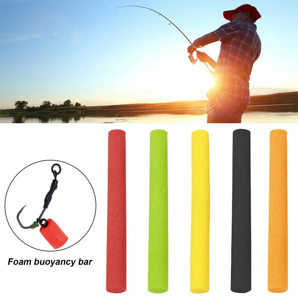 Foam Bars Wear-resistant Reusable Bright Color Cylinder Float Making Fly Tying Rig Sticks Buoyancy Bars Non-Deformed