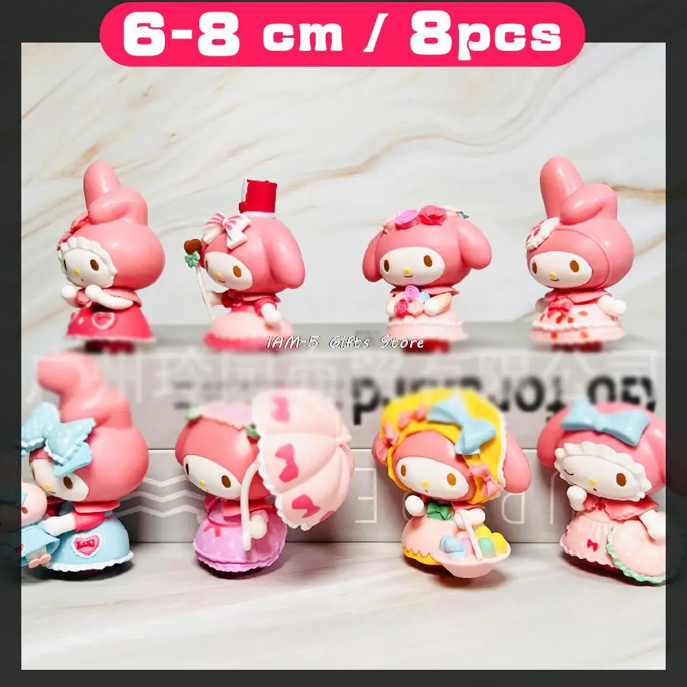thumbnail image 1 of Caja sorpresa con figuras de My Melody n.° 1, juguetes SANRIO, decoración del hogar, colección de dibujos animados de anime japonés kawaii, lindo regalo de Navidad, 1 of 5