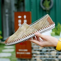 Summer Men Espadrilles Shoes Spring Canvas Shoes Breathable Men's Casual Shoes Slip-On Shoes Espadrilles Footwear Flats Big Size 1