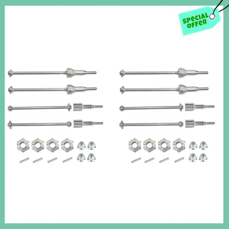 HBX HAIBOXING 901 901A 903 903A 905 905A 1/12 RC카 업그레이드 부품용 A95Q-4X 금속 전후방 드라이브 샤프트 (12mm 육각)