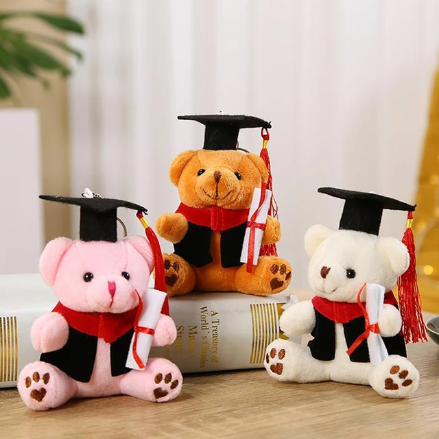 Porte-clés mignon ours en peluche pour femme, pompon en fourrure, pendentif  de sac pour fille, Teddy Butter, fête de mariage, remise des diplômes,  Leon, nouveau - AliExpress