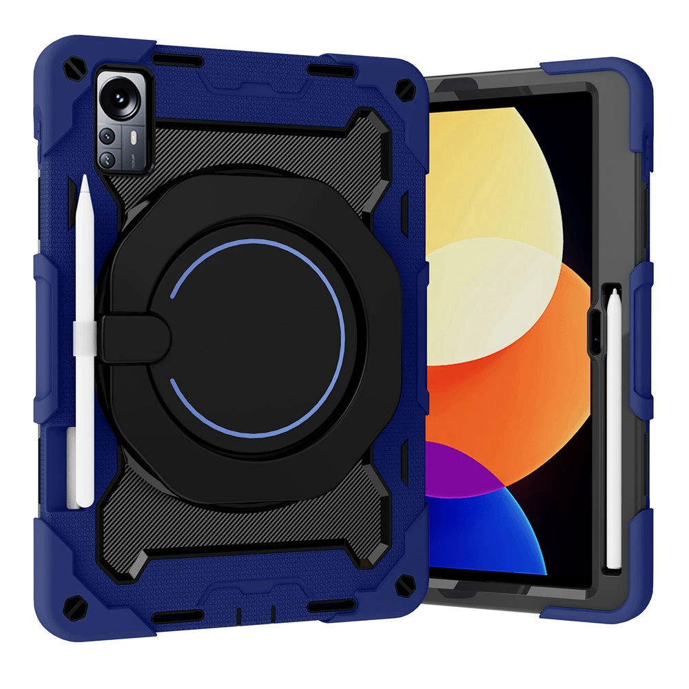 360° Rotating Armor Kickstand Tablet Case Cover