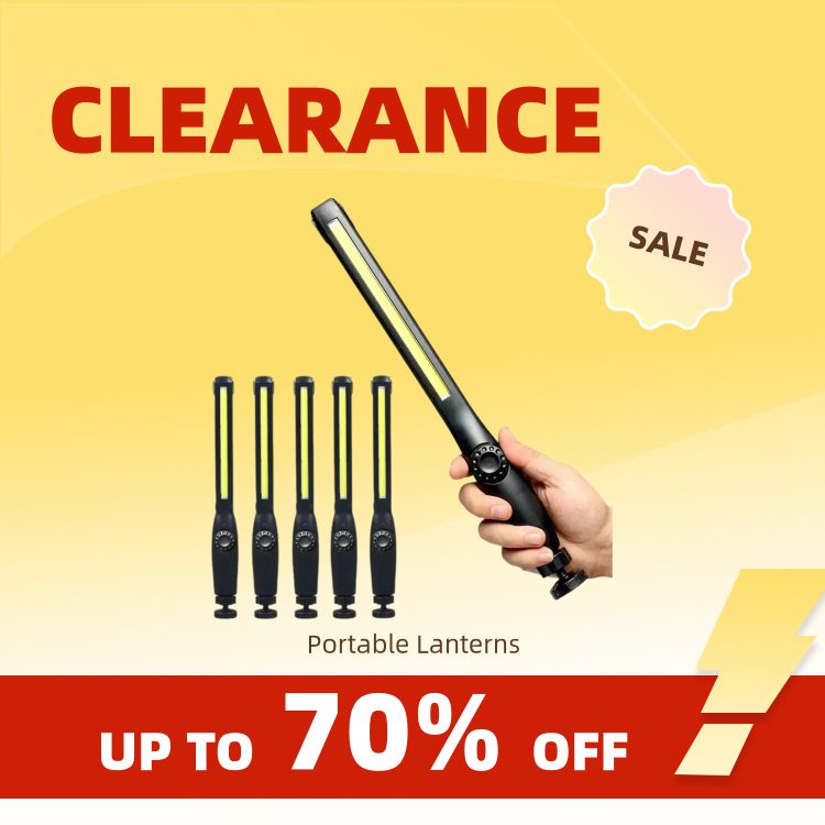 Clearance_COB Portable LED Work Lights Cordless Magnetic LED Work Lamp Inspection Lights for Car Repair, Home, Garage, Emergency