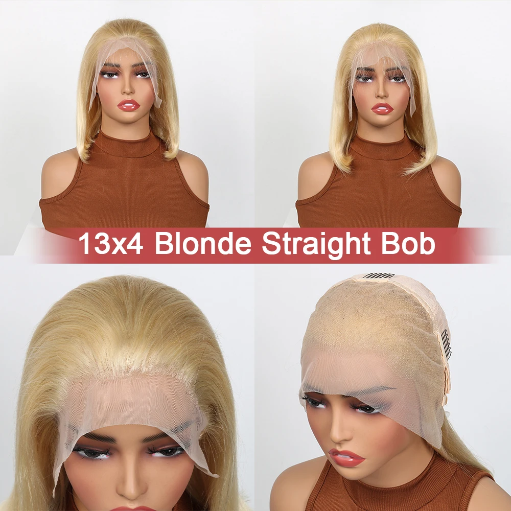 13x4 Blonde Bob