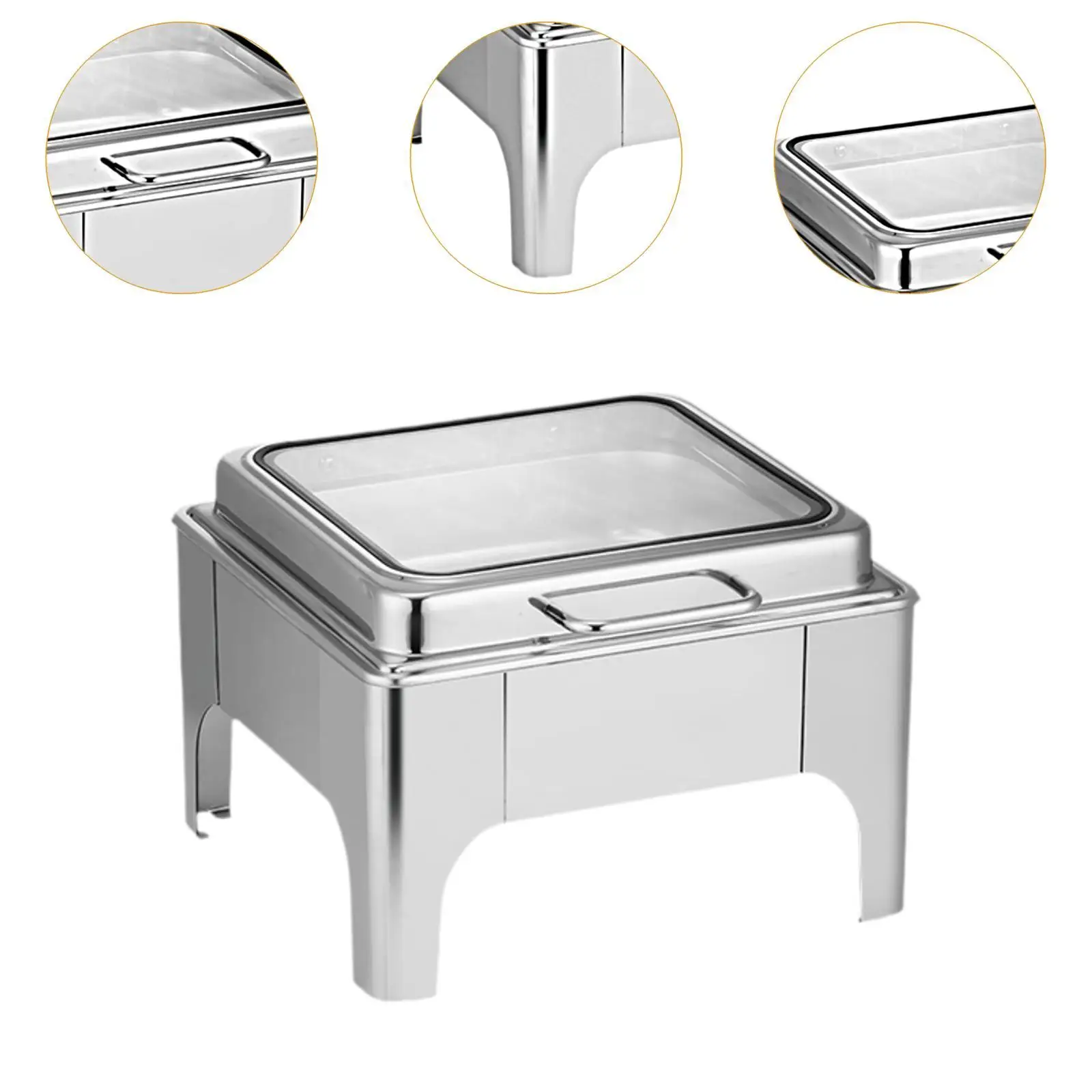 Chafing Dish for Buffet Food Pan Buffet Servers and Warmers Chafer for Catering for Wedding Dinners Catering Parties Banquet Chafing Dish for Buffet Food Pan Buffet Servers and Warmers Chafer for Catering for Wedding Dinners Catering Parties Banquet
