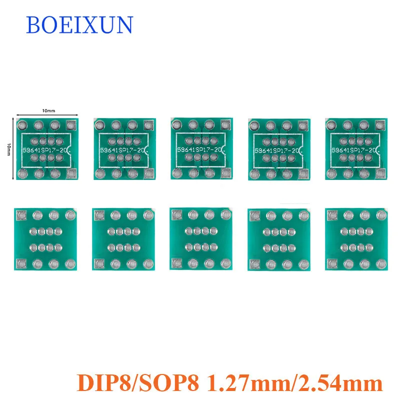 Losueeun 70er-Pack Adapterplatine SOP8 Auf DIP8 – Für SOIC8, SSOP8, TSSOP8, MSOP8, SMD Auf Durchsteckmontage
