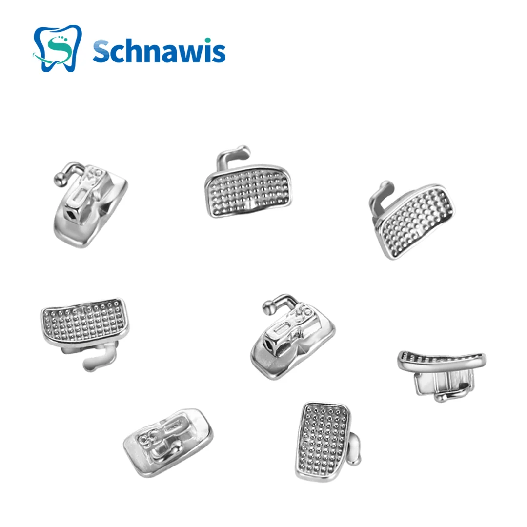 200Pcs Dental Orthodontic Bondable Buccal Tube 1st Molar Monoblock Non-Convertible Single Tube Roth MBT Orthodontist Dentistry