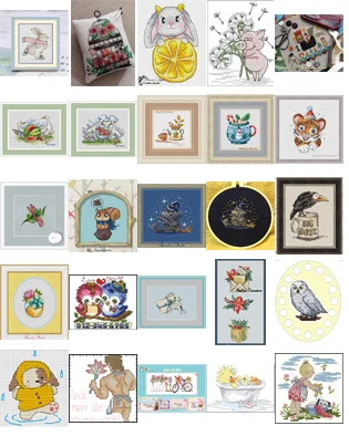 Pattinaggio Bunny Cross Stich Ricamo Set Disegno Elettronico Cross Stich Kit Cucito