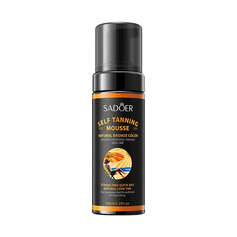 Tanning Cream Fake Tan Sunless Brown Body Boosting Bronzing Skin Shine Protect Sunbathing Moisturiser Natural Self Tanner Mousse