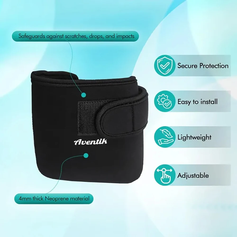 Housse transducteur Humminbird Mega Live Aventik néoprène 4mm - Protection route voyage pêche glace navigation