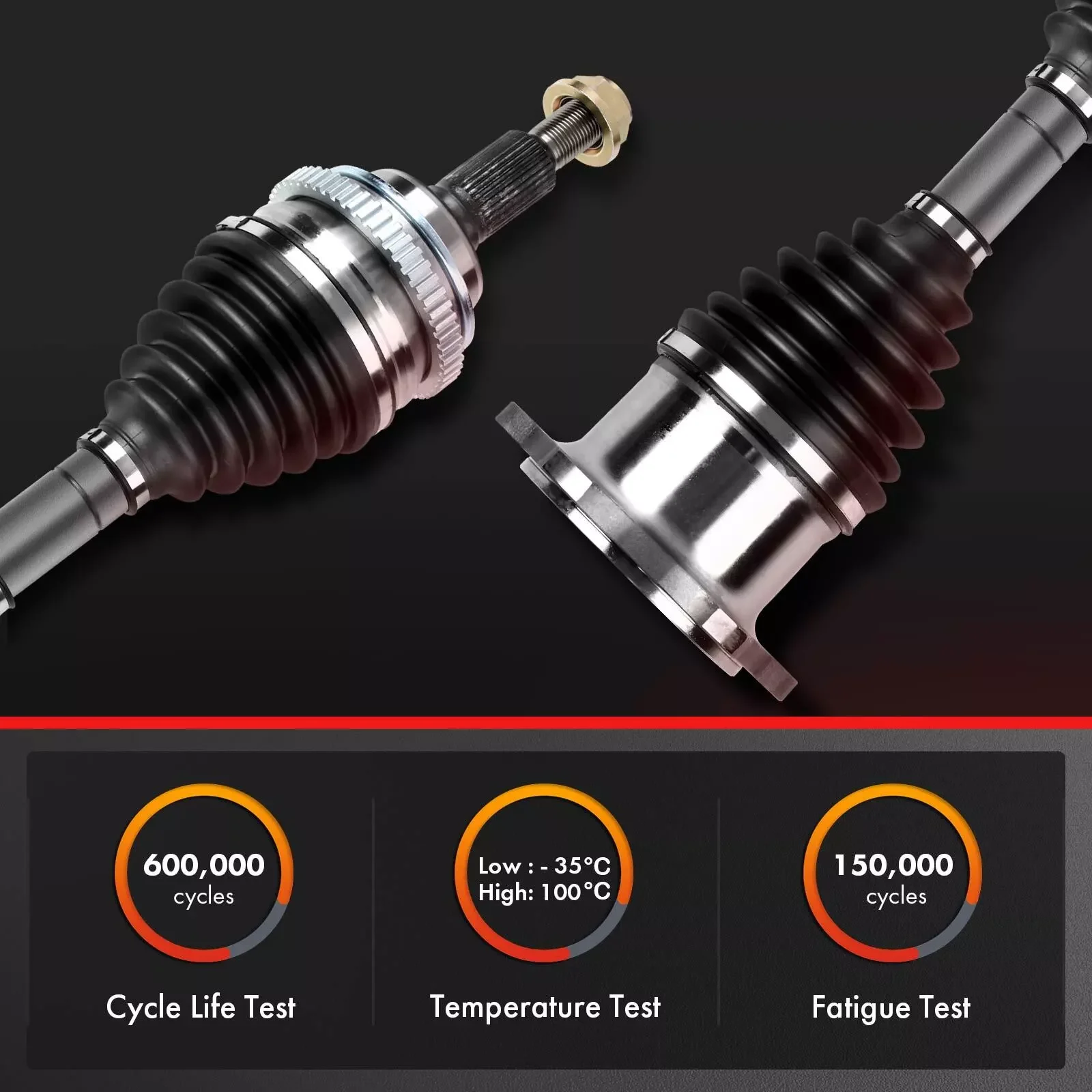 Front RH Passenger CV Axle Assembly for Volkswagen Passat Audi A4 Manual Trans