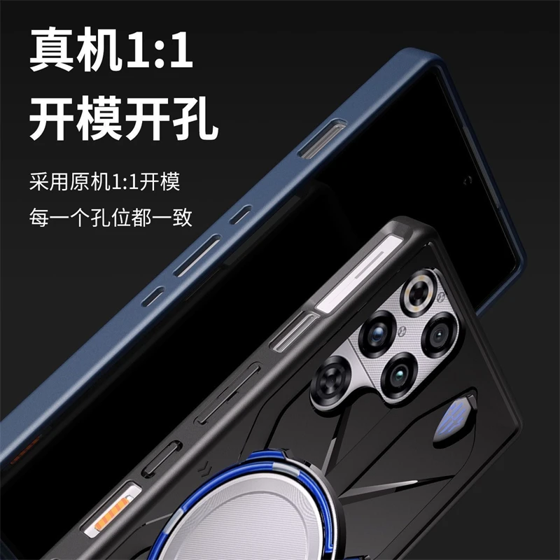 Enhanced Cooling Shockproof Bumper Case – TPU Soft Silicone Back Cover for RedMagic 11 Pro Plus Gaming Phone