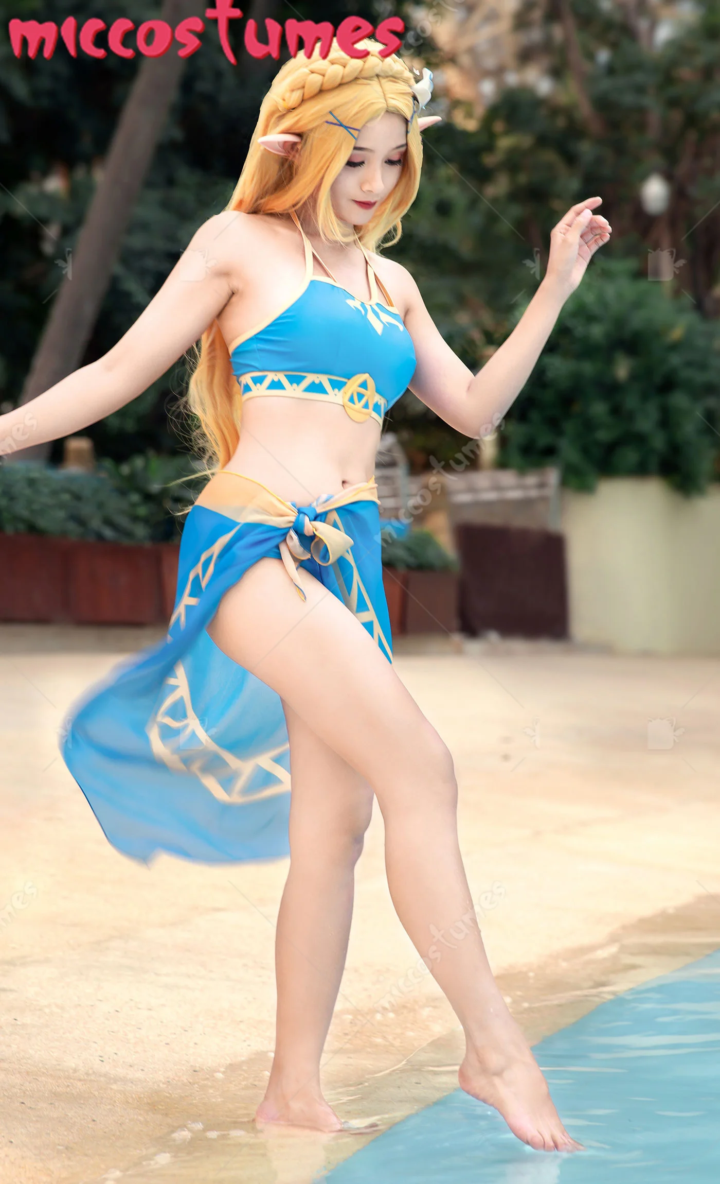 Princess Zelda Costume Swimsuits - The Legend of Zelda Cosplay Bathing Suit