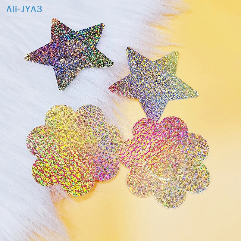 

1 Pair Breathable Cute Nipple Pasties Nipple Covers Women Adhesive Breast Invisible Boob Stickers Chest Sticker Disposable