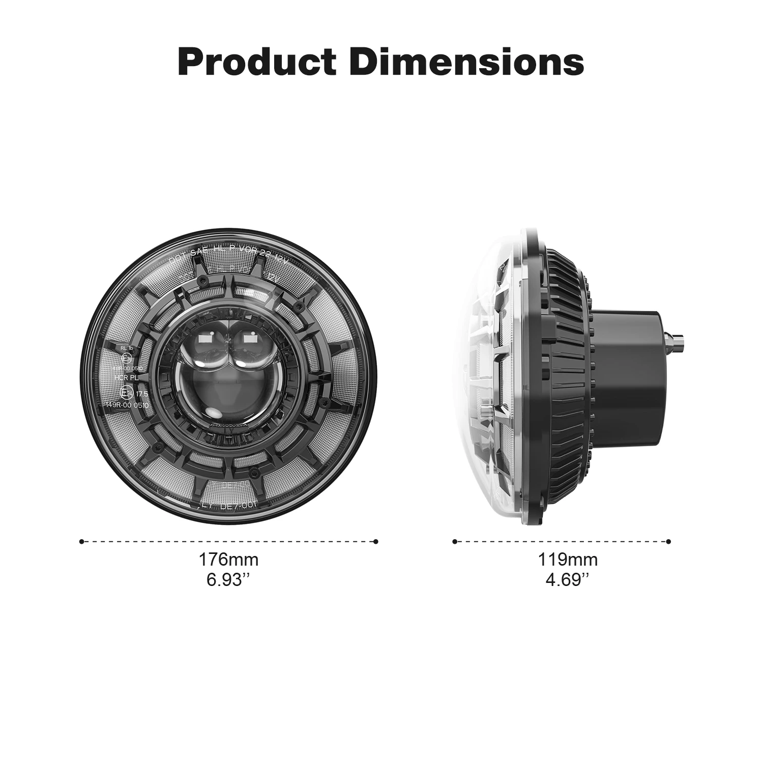 旧車 IPF　ガラス　ローバーミニ　ラングラー　7インチ　スモール付　ZOLVE 旧車 IPF ガラス ローバーミニ ラングラー 7インチ スモール付 ZOLVE
