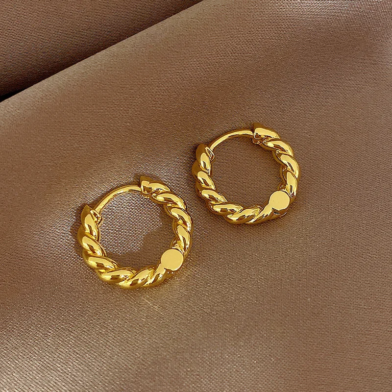 2Pcs/Set Sparkly Earrings Ear Stud Piercing Jewelry Korean Women'S Temperament Circle Pearl Earrings Party Jewelry Accessories