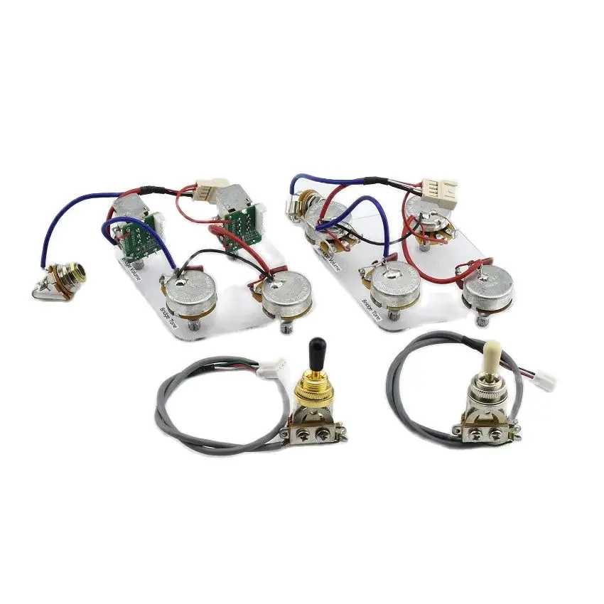 

Комплект жгутов проводов Epi загруженных Pro, комплект проводки с нажимным натяжением, аксессуары для музыкальных инструментов, 1 комплект