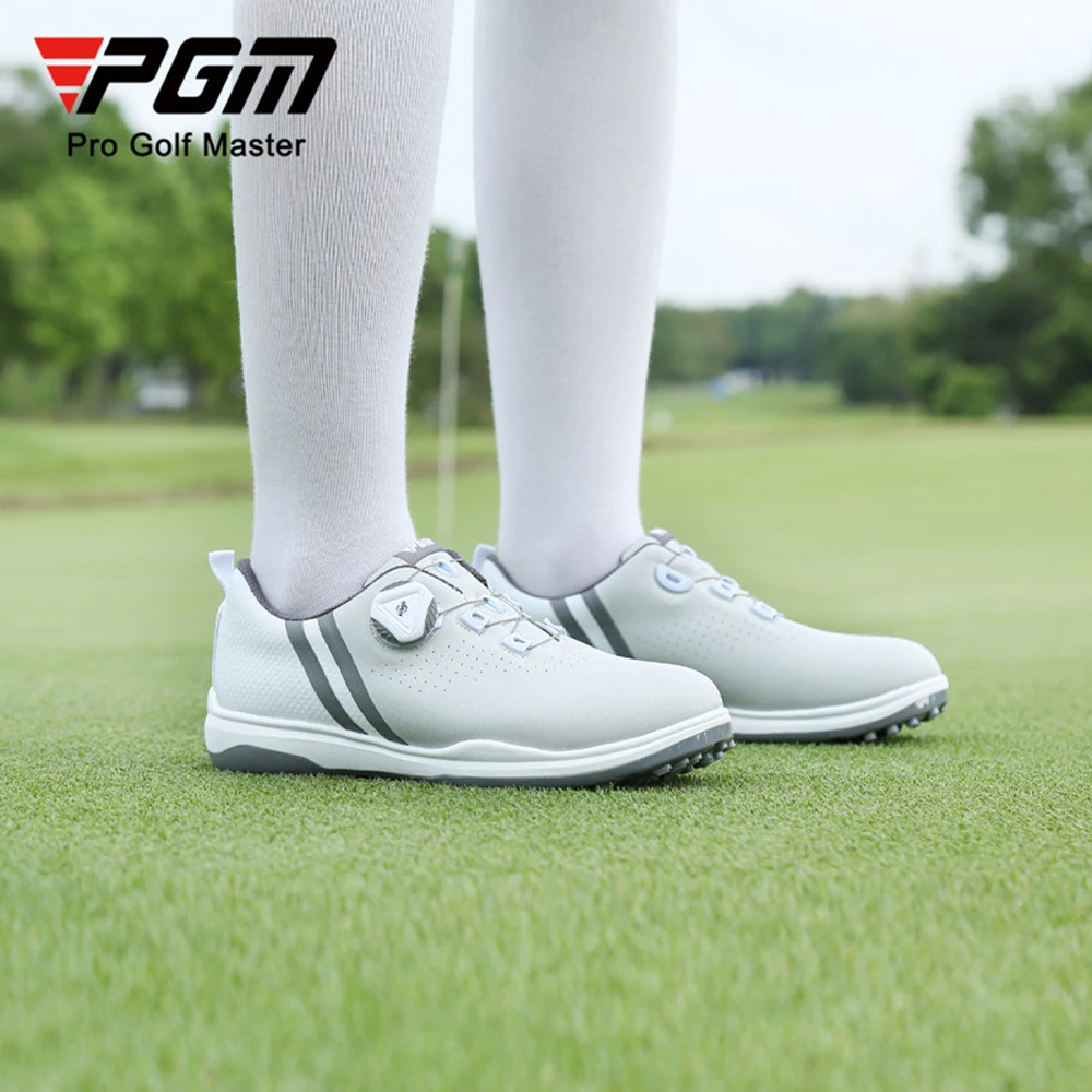 PGM Golf Women Shoes Waterproof Anti-skid Women's Light Weight Soft Breathable Sneakers Ladies Casual Knob Strap Sports XZ223