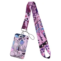 Lanières de cou pour clé, dessin animé mignon, porte-Badge d'identification, porte-clés, corde suspendue, accessoires cadeaux 3