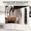 AC510 15Bar Semi Automatic Espresso Machine With Grinder & Steam Wand,3-in-1 Compact Espresso Coffee Maker With 28 oz Removable 5