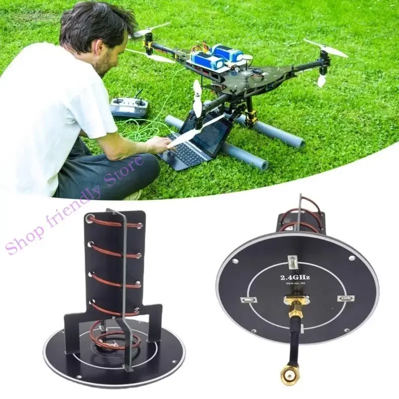 594A 2.4GHz 왼쪽 및 오른쪽 원형 편광 안테나 로봇 공학 및 모니터링의 확장 범위에 대한 강력한 방향성
